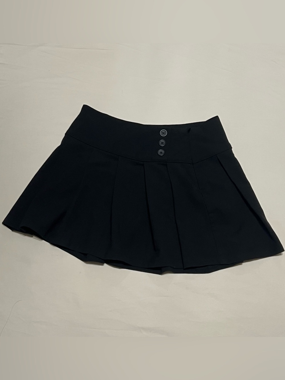Goth Pleated Mini Skirt
